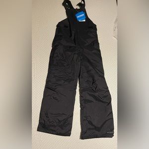 Columbia Youth XL Snowslope II bib black.
